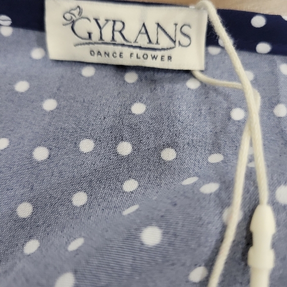 Gyrans Women's Boho Polka Dots V Neck Long Sleeve Midi Dress Size M - Picture 10 of 13